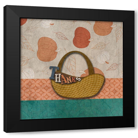 Table Black Modern Wood Framed Art Print by Phillip, Jamie