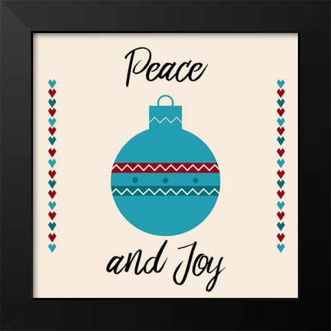 Decortion Black Modern Wood Framed Art Print by Phillip, Jamie