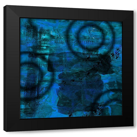 Hpero Abstract 2 Black Modern Wood Framed Art Print by Phillip, Jamie