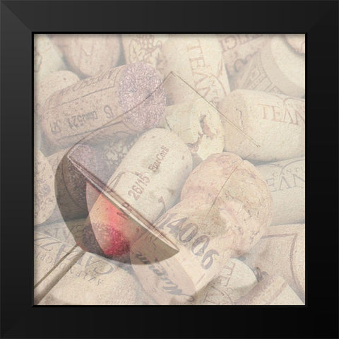 Wine Tasting 2 Black Modern Wood Framed Art Print by Phillip, Jamie