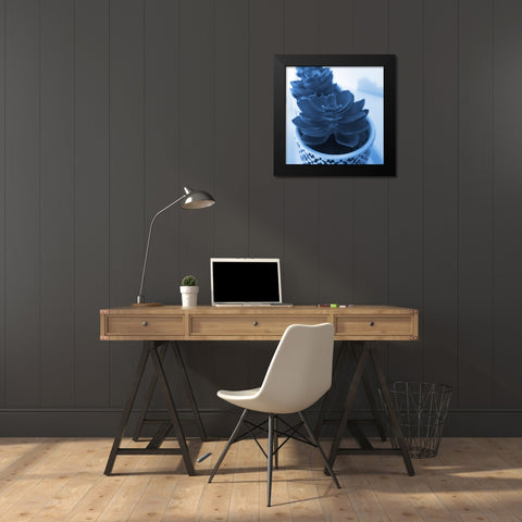 Succulent Photography 2 Black Modern Wood Framed Art Print by Phillip, Jamie