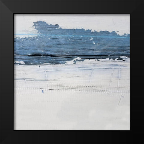 Painted Canvas 1 Black Modern Wood Framed Art Print by Phillip, Jamie