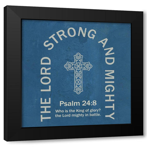 The Lord 2 Black Modern Wood Framed Art Print with Double Matting by Phillip, Jamie