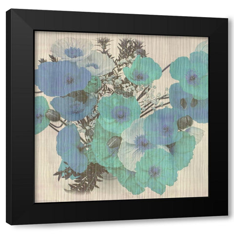 Field Of Bloom Black Modern Wood Framed Art Print with Double Matting by Phillip, Jamie