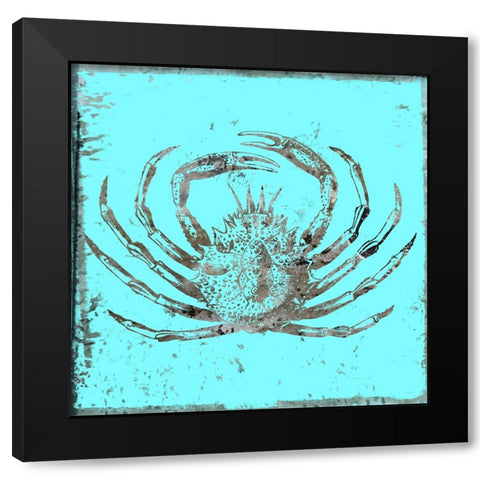 Whay So Crabby Black Modern Wood Framed Art Print with Double Matting by Phillip, Jamie