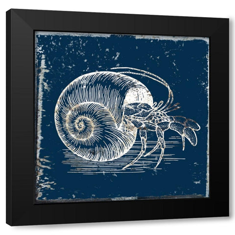 Whay So Crabby 6 Black Modern Wood Framed Art Print with Double Matting by Phillip, Jamie