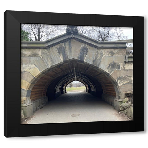 Prospect Tunnel 2 Black Modern Wood Framed Art Print with Double Matting by Phillip, Jamie