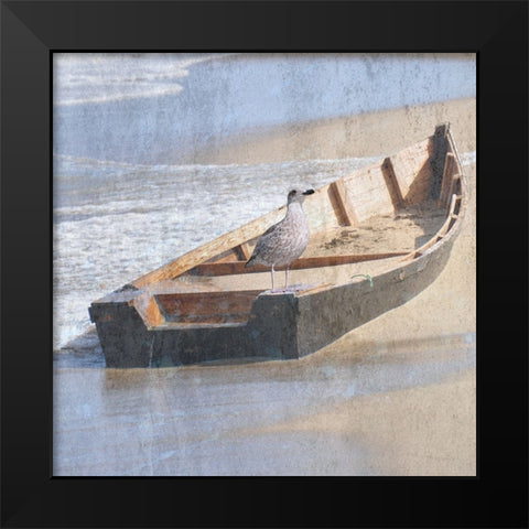Bay Bird 1 Black Modern Wood Framed Art Print by Phillip, Jamie