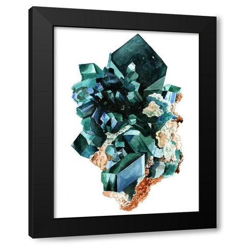 The Arkenstone Black Modern Wood Framed Art Print with Double Matting by Urban Road