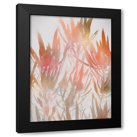 Inca Gold II Black Modern Wood Framed Art Print by Urban Road