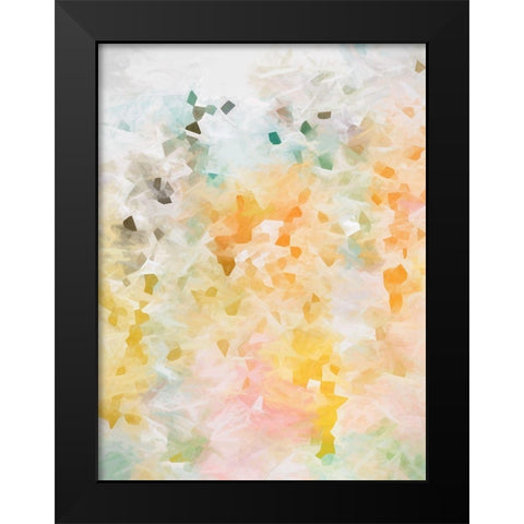 Daffodils Black Modern Wood Framed Art Print by Urban Road