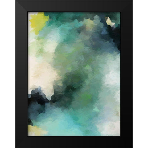 Down By The Mangroves Black Modern Wood Framed Art Print by Urban Road