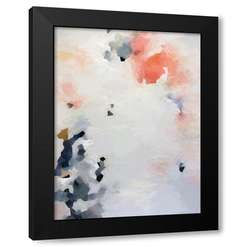 Orange Blossom Black Modern Wood Framed Art Print with Double Matting by Urban Road