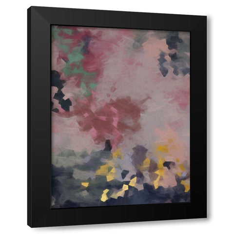 Gold Rush Black Modern Wood Framed Art Print by Urban Road