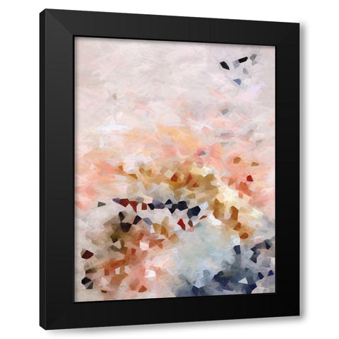 Diamond In The Rough Black Modern Wood Framed Art Print with Double Matting by Urban Road