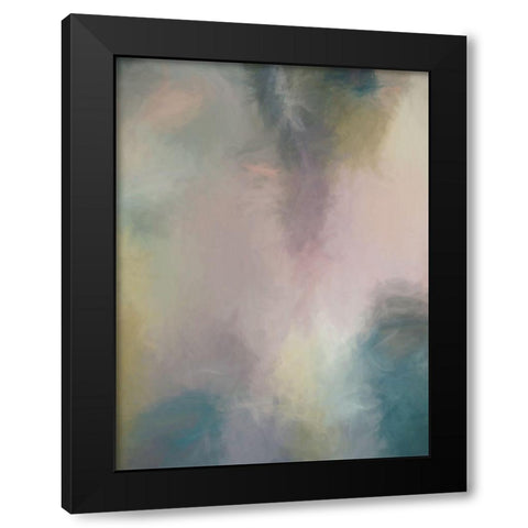 Winter In The City Black Modern Wood Framed Art Print by Urban Road