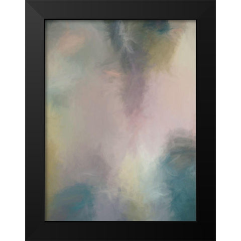 Winter In The City Black Modern Wood Framed Art Print by Urban Road