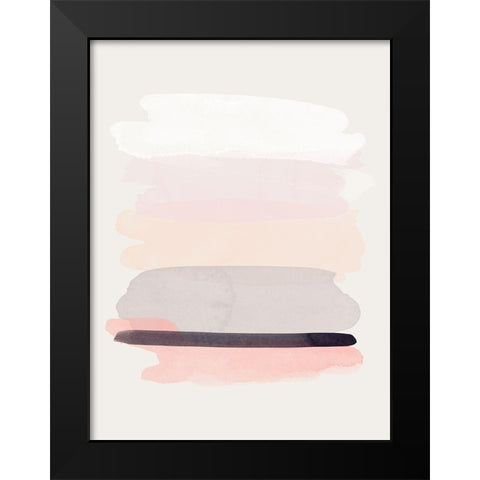 Shimmer Black Modern Wood Framed Art Print by Urban Road