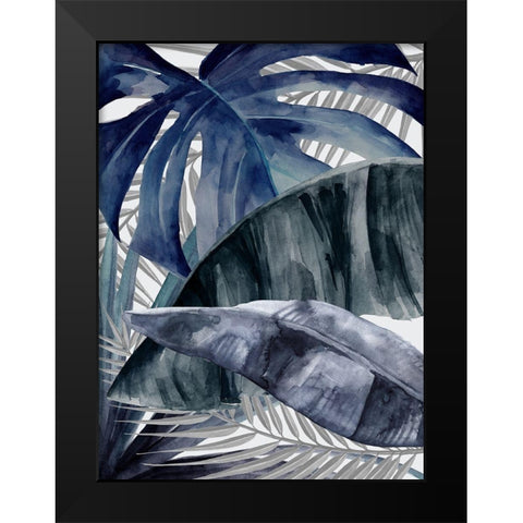 Natures Veil Dusk Black Modern Wood Framed Art Print by Urban Road