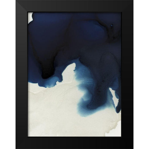 Swell Regal Black Modern Wood Framed Art Print by Urban Road