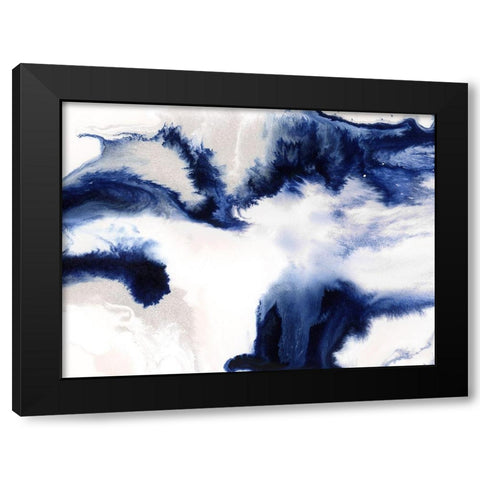 Seafoam Black Modern Wood Framed Art Print with Double Matting by Urban Road