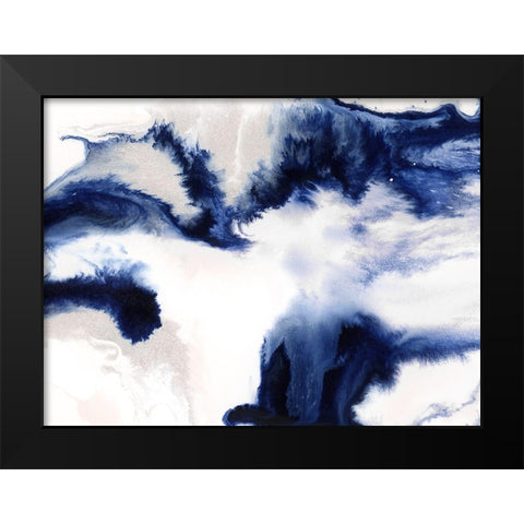 Seafoam Black Modern Wood Framed Art Print by Urban Road