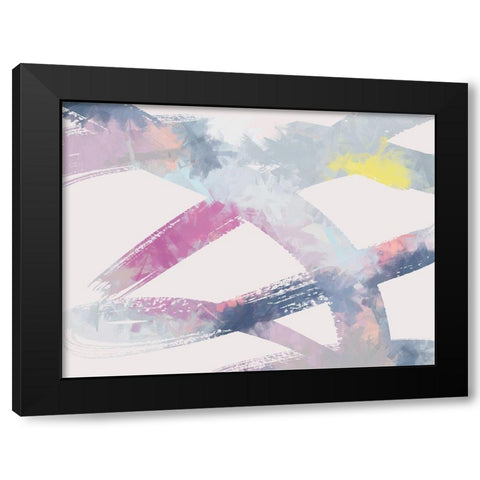 Pink Lemonade Black Modern Wood Framed Art Print with Double Matting by Urban Road