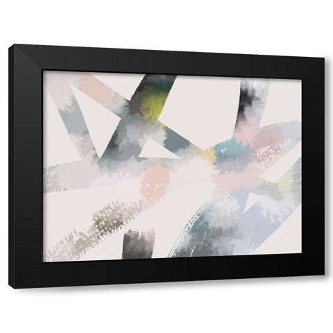 White Space Black Modern Wood Framed Art Print with Double Matting by Urban Road