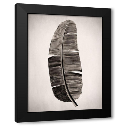 Verdure II Sepia Black Modern Wood Framed Art Print with Double Matting by Urban Road