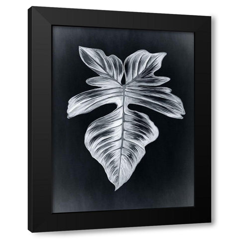 Verdure III Midnight Black Modern Wood Framed Art Print by Urban Road