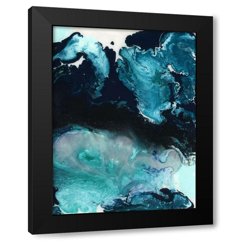 Apollo Black Modern Wood Framed Art Print with Double Matting by Urban Road