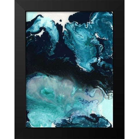 Apollo Black Modern Wood Framed Art Print by Urban Road