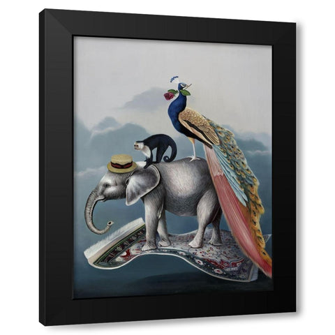 A Grand Adventure  Black Modern Wood Framed Art Print with Double Matting by Urban Road