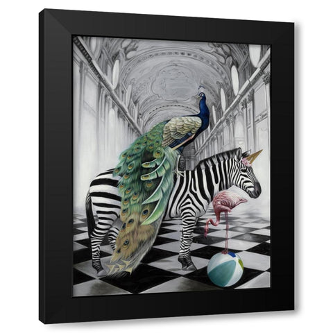 In Wonderland  Black Modern Wood Framed Art Print with Double Matting by Urban Road