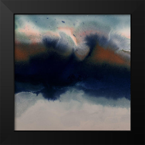 Burnished I Black Modern Wood Framed Art Print by Urban Road