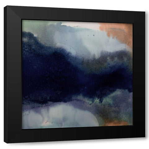 Burnished III  Black Modern Wood Framed Art Print with Double Matting by Urban Road