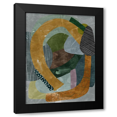 Labyrinth II  Black Modern Wood Framed Art Print by Urban Road