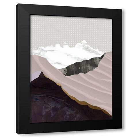 Moving Mountains I  Black Modern Wood Framed Art Print with Double Matting by Urban Road
