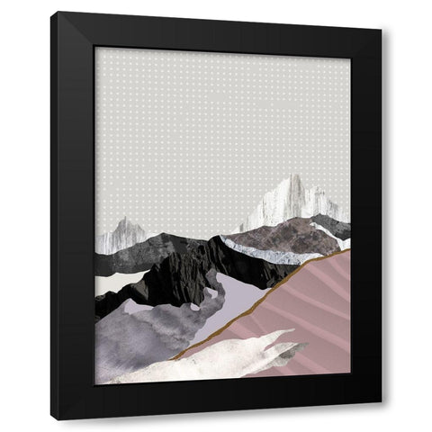 Moving Mountains II  Black Modern Wood Framed Art Print with Double Matting by Urban Road