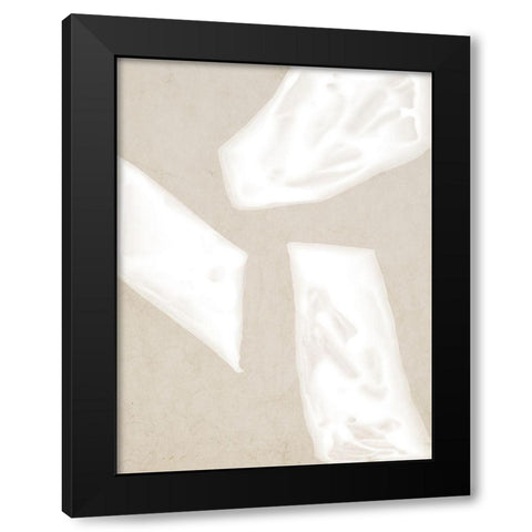 Blanc Spaces III  Black Modern Wood Framed Art Print with Double Matting by Urban Road