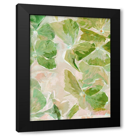 Oakleaf II  Black Modern Wood Framed Art Print with Double Matting by Urban Road