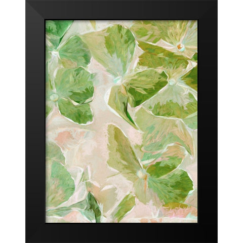 Oakleaf II  Black Modern Wood Framed Art Print by Urban Road