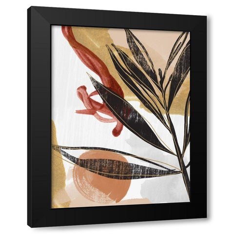 Botanique I  Black Modern Wood Framed Art Print by Urban Road