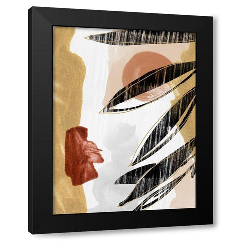 Botanique II  Black Modern Wood Framed Art Print by Urban Road