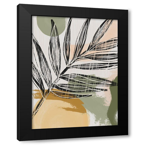 Palmier I  Black Modern Wood Framed Art Print with Double Matting by Urban Road