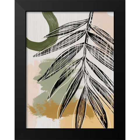 Palmier II  Black Modern Wood Framed Art Print by Urban Road