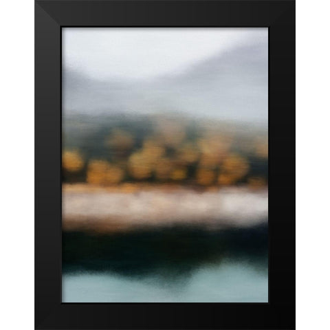 Lake Alta  Black Modern Wood Framed Art Print by Urban Road