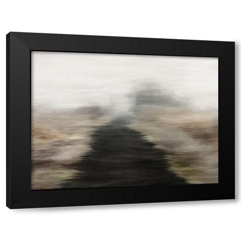 Road Less Travelled  Black Modern Wood Framed Art Print by Urban Road