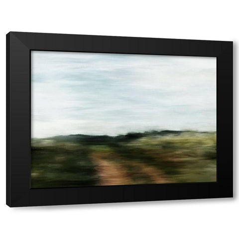 Out West  Black Modern Wood Framed Art Print with Double Matting by Urban Road