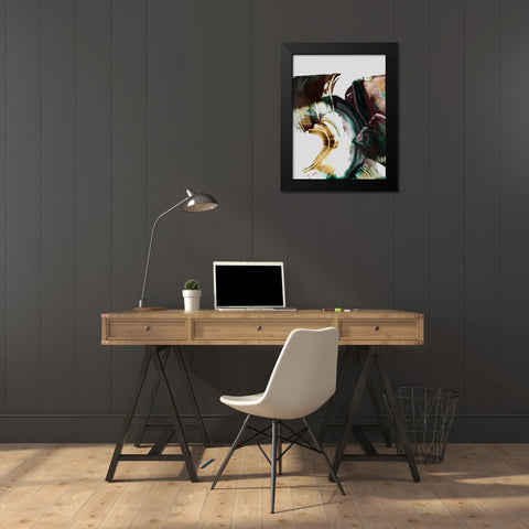 Adina  Black Modern Wood Framed Art Print by Urban Road